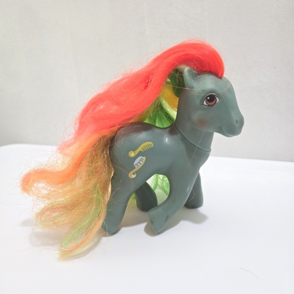 Vintage G1 My Little Pony Brush n Grow Twisty Tail Variation Walking Pose MLP